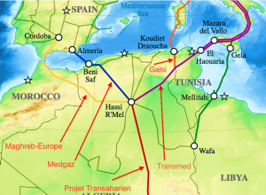 Map-of-gas-pipelines-linking-Algeria-to-Europe-Temlali-2018