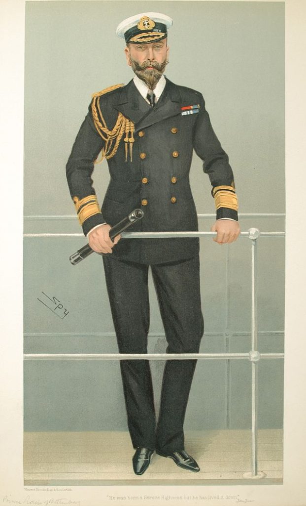 Questa immagine ha l'attributo alt vuoto; il nome del file è marina-UK-Prince_Louis_of_Battenberg_Vanity_Fair_16_February_1905-621x1024.jpg