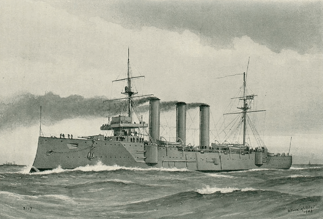 Questa immagine ha l'attributo alt vuoto; il nome del file è MARINA-INGLESE-HMS_Monmouth_-_Brasseys_Naval_Annual_1903.png