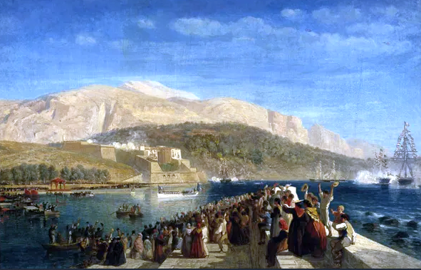 Questa immagine ha l'attributo alt vuoto; il nome del file è Arrivo-di-Napoleone-III-a-Villafranca-nel-1860-Musee-de-la-Marine-Paris-1.png